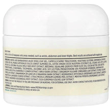Moisturizing herbal skin care cream jar with back label