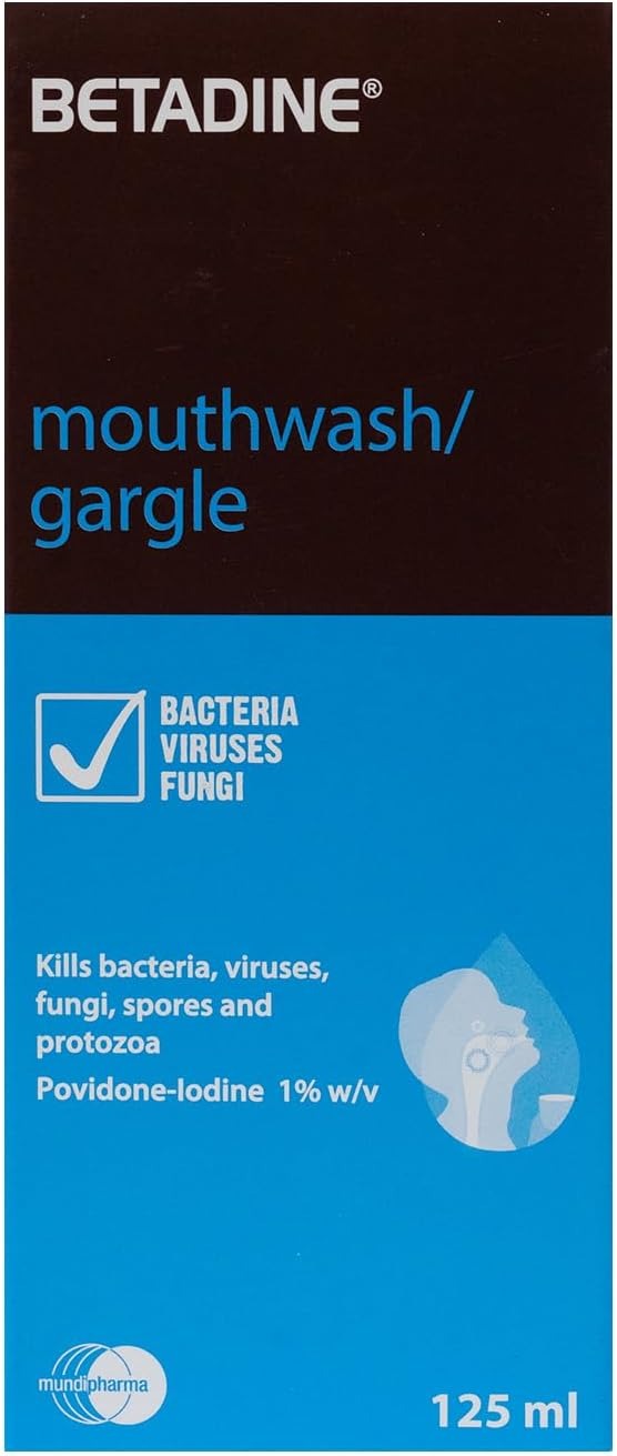 Betadine Mouthwash Gargle 125 ml