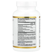 Supplement bottle back label with Supplement Facts table and ingredient list
