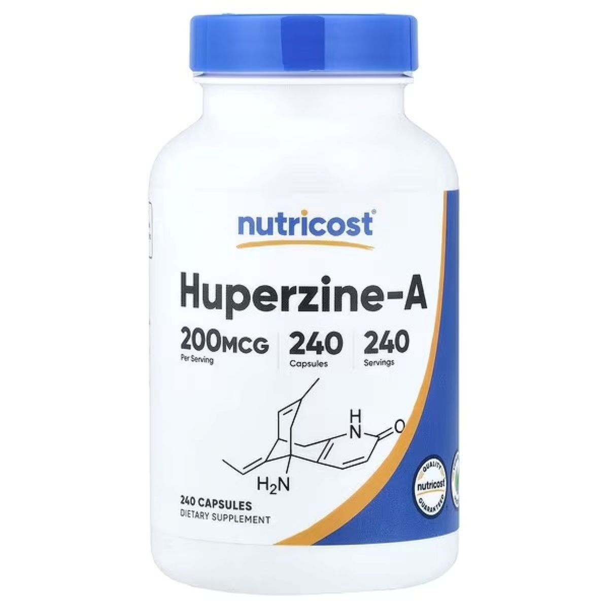 Nutricost Huperzine-A 200 mcg Capsules – 240 Capsules | Cognitive Support & Focus Supplement