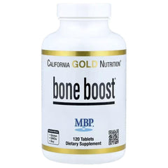 California Gold Nutrition Bone Boost® with Calcium, Magnesium, Vitamin C & Potassium – 120 Tablets