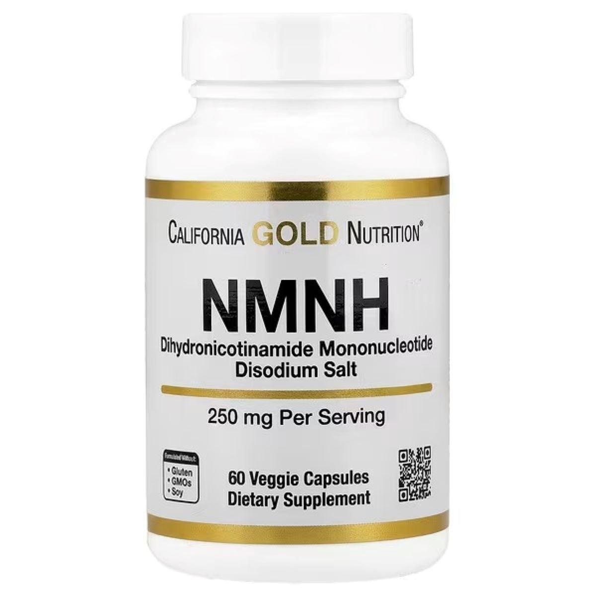California Gold Nutrition NMNH 250 mg – 60 Veggie Capsules