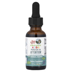 MaryRuth's Organic Kids Focus & Attention Liquid Extract, Alcohol-Free, 1 fl oz (30 mL)