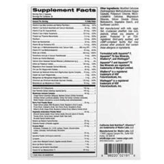 California Gold Nutrition Ultamins Men’s 50+ Multivitamin with CoQ10, Mushrooms, Enzymes, Veggies & Berries – 60 Veggie Capsules