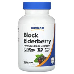 Nutricost Black Elderberry 5,750mg – 120 Capsules | Immune System & Antioxidant Support