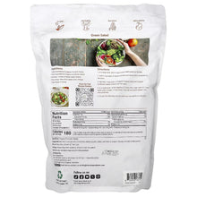 Organic pumpkin seeds bag back with nutrition facts and serving info, Micro Ingredients