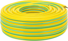Geepas 1/2 PVC Hose- GWH61154| 50 M, 3-Layer Construction with High Flexibility| Ideal for, Gardening, Watering, Cleaning and other Outdoor and Indoor Uses| Yellow and green 1 Year Warranty
