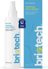 BRIOTECH Topical Skin Spray, Hypochlorous Acid Spray for Sensitive Skin, HOCl Facial Mist, Full Body Support Against Irritation, Calm Redness, Soothe Foot & Scalp, 4 oz