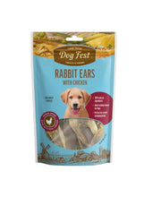 دوغ فيست (Dog Fest) آذان أرنب بالدجاج للجراء - 90 جرام (3.17 أونصة)