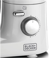Black & Decker Kitchen Stand Mixer Machine, 1000W Power, 4L Large Capacity, Stainless Steel Bowl, 6 Speed Settings for Perfect Baking Results, Easy Mixing & Kneading, 2 years warranty, SM1000-B5