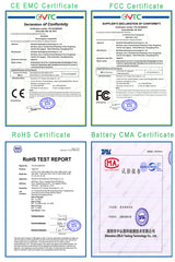 Certificates for Mumzar kids tablet 7 inch android ensuring safety and compliance standards