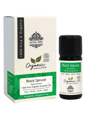 Aroma Tierra Organic Black Spruce Essential Oil 10ml – Pure Therapeutic Grade
