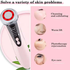 4-in-1 RF EMS Facial Massager – Skin Rejuvenation & Wrinkle Removal