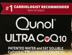 Qunol CoQ10 100mg Softgels - Ultra 3x Better Absorption Coenzyme Q10 Supplements - Antioxidant Supplement For Vascular And Heart Health & Energy Production - 4 Month Supply - 120 Count