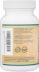 Double Wood Supplements DW Saffron | 210 Saffron Capsules - 88.5mg Safron Extract per Serving | High Strength Safron| Non-GMO & Gluten Free | (210 Capsules)