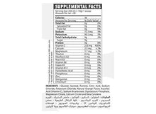 Hydralyte Vitamin C electrolytes supplemental facts nutrition table panel