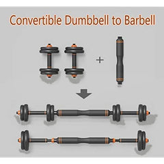 SKY LAND Dumbbell Set Adjustable Barbell Weight Lifting Strength Training Weights Fitness Equipment Dumbbells