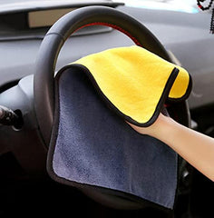Showay Car Drying Towel, Assorted Color, 30 X 40 cm, BJ-1670, Pack of 3