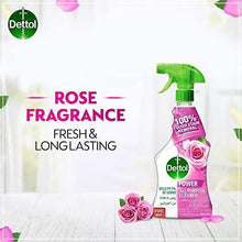 Dettol Power all purpose cleaner spray bottle with rose fragrance label, 500 ml