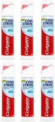 Colgate Triple Cool Stripe Toothpaste Pump (100ml) - Pack of 6