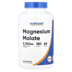 Nutricost Magnesium Malate 700 mg – 180 Capsules | Energy, Muscle & Nervous System Support