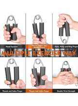 Hand Grip Aluminum Alloy & Spring Steel Black
