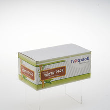 Hotpack mint toothpick box, 1000 count wooden picks