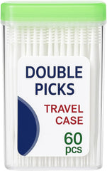 Fitto Double Toothpicks 60Pcs/Card, Toothpick Set for Dining, Serving, and Events