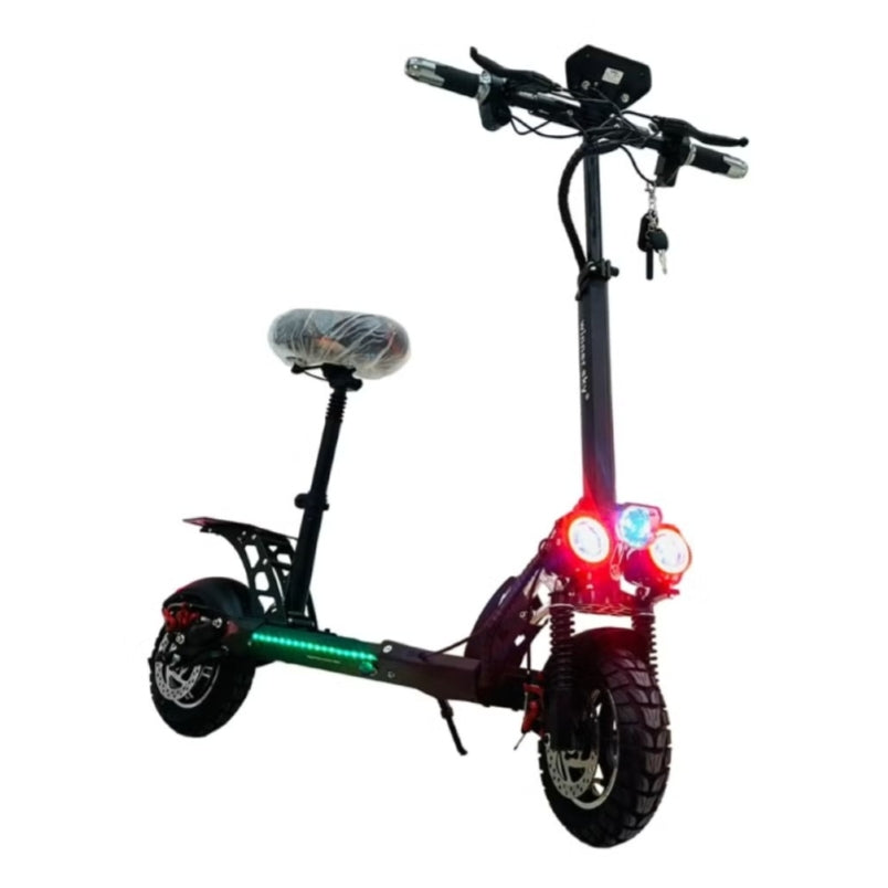 Winner Sky 48V 13Ah battery electric scooter with seat and front LED lights for urban commuting