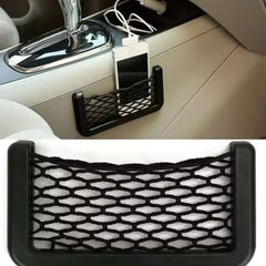 4Pcs Car Seat Side Mesh Storage Bags – Elastic & Flexible Organizer