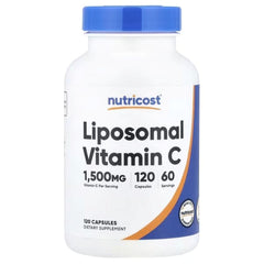 Nutricost Liposomal Vitamin C Capsules, 750 mg per Capsule, 120 Capsules – Advanced Vitamin C Supplement