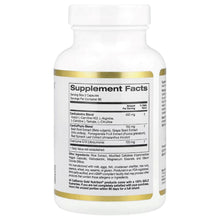 California Gold Nutrition Cardio Complex supplement bottle with Supplement Facts panel