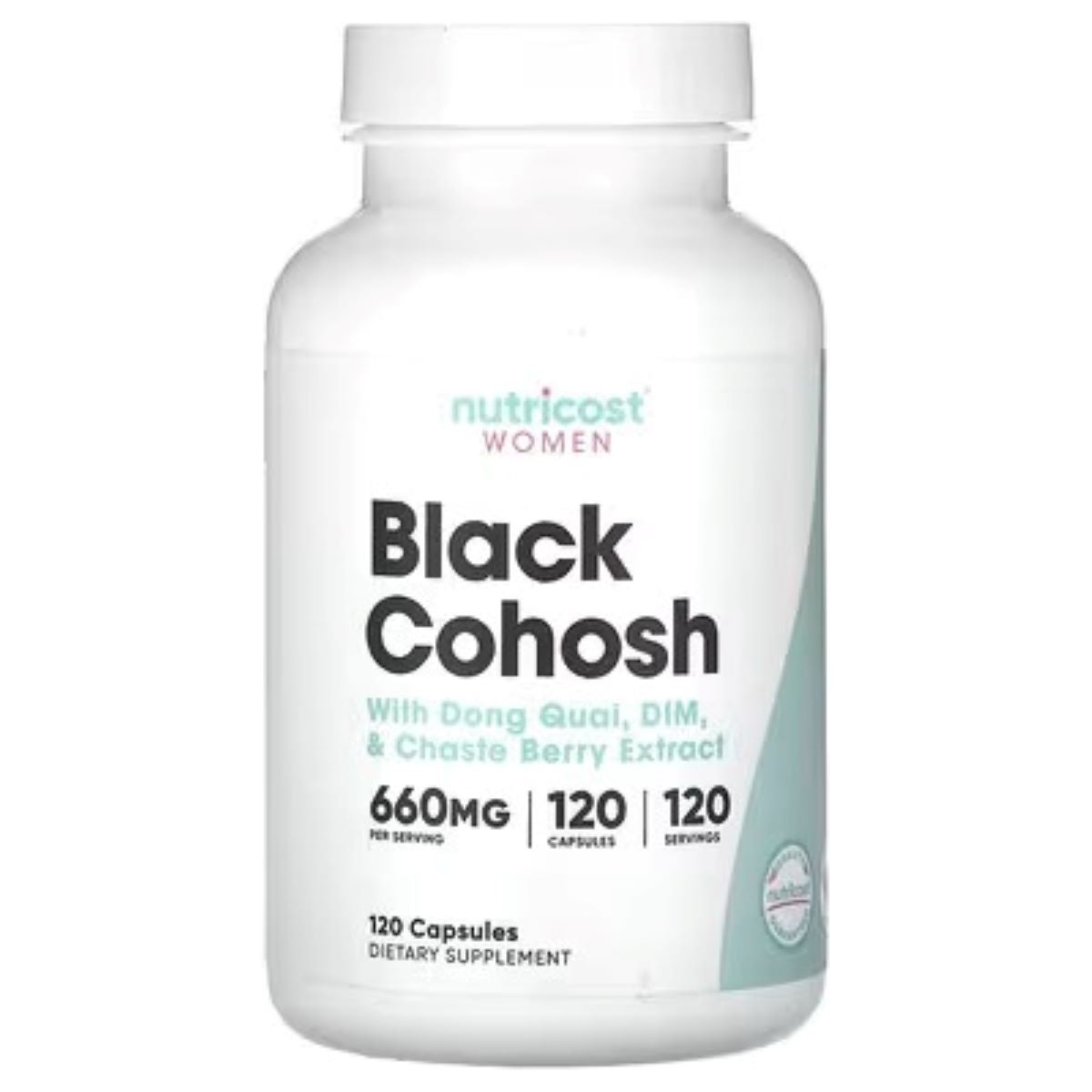Nutricost Women’s Black Cohosh 660mg – 120 Capsules | Herbal Women’s Wellness Supplement