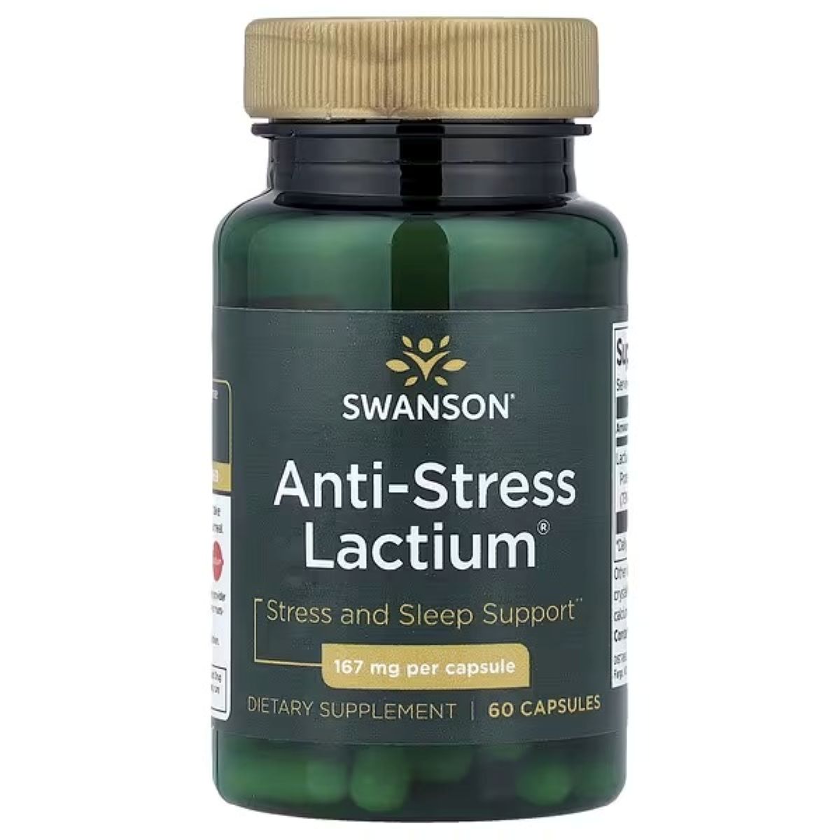 Swanson Vitamins Anti-Stress Lactium®, 167 mg, 60 Capsules