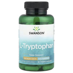Swanson Vitamins L-Tryptophan, 500 mg, 90 Veggie Capsules