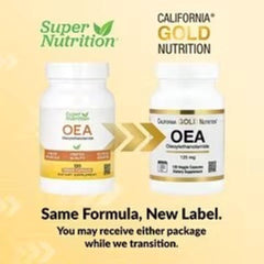 California Gold Nutrition OEA Oleoylethanolamide 125 mg – 120 Veggie Capsules