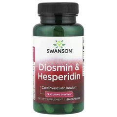 Swanson Vitamins Diosmin & Hesperidin – Citrus Bioflavonoid Complex for Vein & Circulatory Support, 60 Capsules
