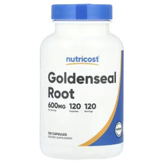 Nutricost Goldenseal Root 600mg – 120 Capsules | Premium Herbal Root Supplement