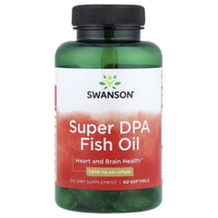 Swanson Super DPA Fish Oil 1,000 mg – 60 Softgels