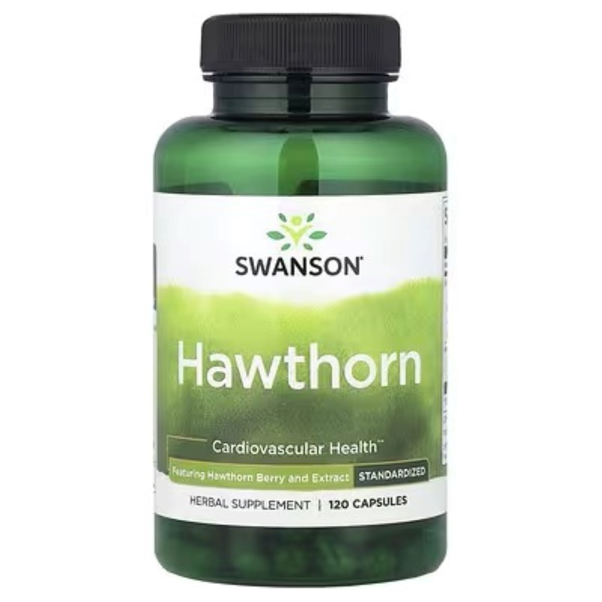 Swanson Vitamins Hawthorn Standardised – 120 Capsules | Herbal Cardiovascular Support Supplement