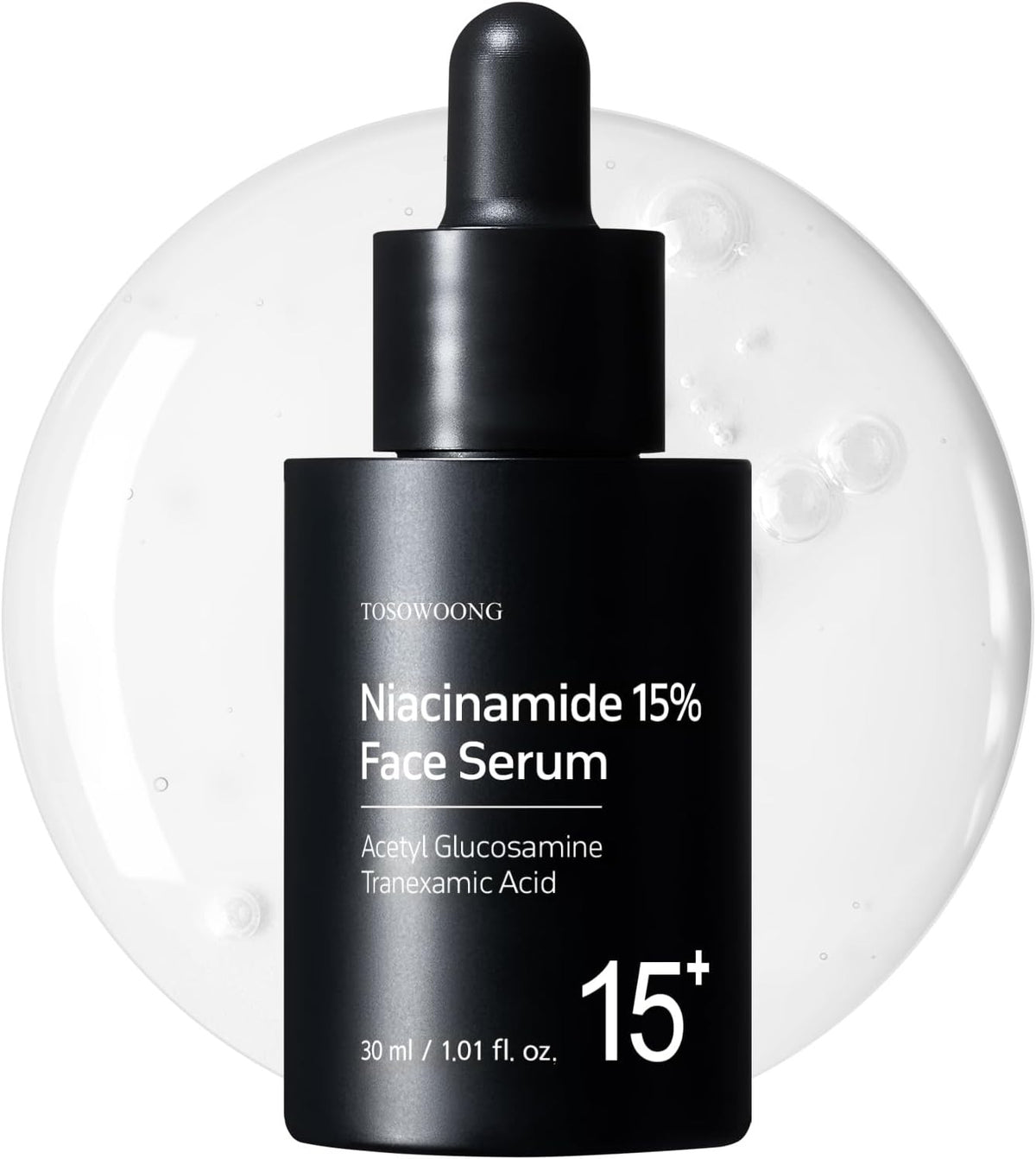 TOSOWOONG Niacinamide 15% Face Serum for Dark Spots & Even Tone, Glass Skin