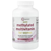 Methylated multivitamin for women bottle, 240 capsules