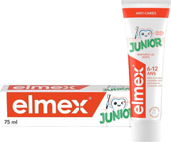 Elmex Junior children's toothpaste tube, 6–12 years, mint flavor, 75 ml