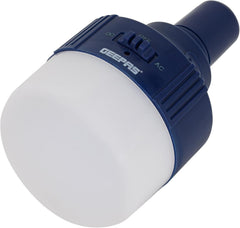 Geepas Rechargeable LED Bulb, Energy Saving,18W, GESL55094-36 Pcs High Bright LED,12 Hours Working Time,3PCS*3.7V/1200mAh Rechargeable Lithium Battery, 2 Years Warranty