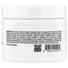 Mildbynature rejuvenating night cream jar back label with ingredients and barcode
