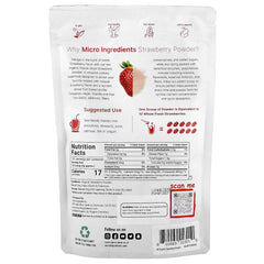 Micro Ingredients, Organic Strawberry Powder, 1 lb (454 g)