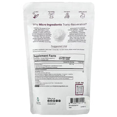 Micro Ingredients, Trans-Resveratrol With Vitamin E, 142 g (5 oz)
