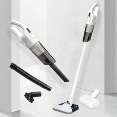 Huitich 5-in-1 electric floor cleaner with detachable handheld vacuum and multiple cleaning attachments