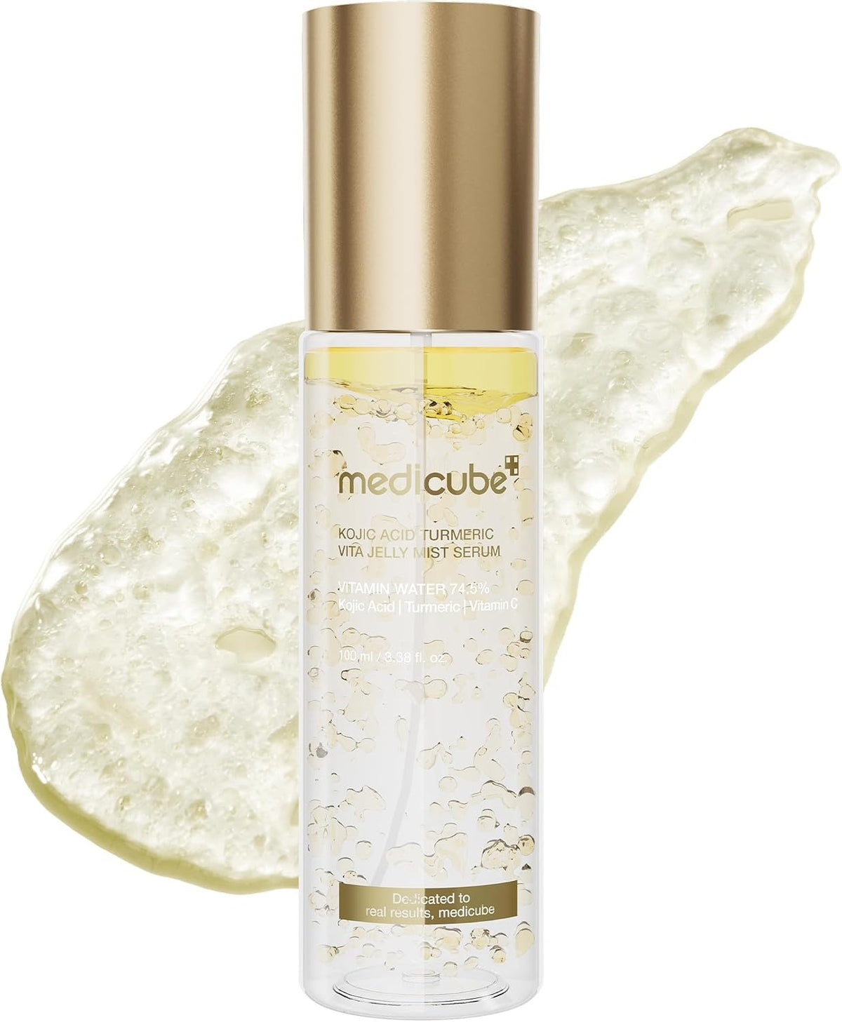 Medicube Turmeric Gelatin Serum | For Clearer, Radiant Skin | Turmeric, Vitamin C & Water with Vitamin C for a Balanced, Healthy Glow | Korean Skin Care | 3.38 oz