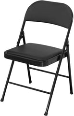 Silla plegable SKY-TOUCH con asientos acolchados, multifuncional, portátil, para el hogar, el comedor, la oficina, la pesca al aire libre, color negro